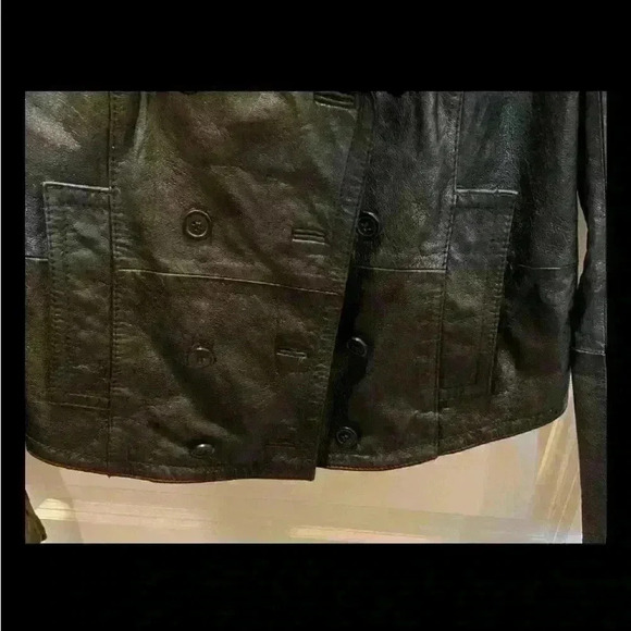 Rezrekshn by Esther Chen leather jacket women’s size Small  flaw on left pocket - Picture 5 of 5